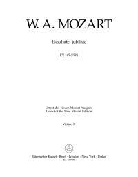 Exsultate, jubilate (K.165) (Violin II)