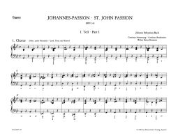 St John Passion (BWV 245) (Organ)