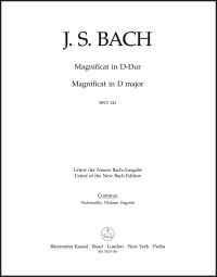Magnificat in D major (BWV 243) (Cello/Bass/Bassoon)