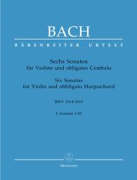 Six Sonatas Volume 1 (BWV1014 -1016) (Violin & Piano)