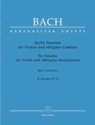Six Sonatas Volume 2 (BWV 1017-1019) (Violin & Piano)