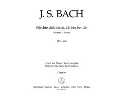 Motet No.4 Fürchte dich nicht, ich bin bei dir (BWV 228) (Organ)