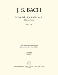 Motet No.4 Fürchte dich nicht, ich bin bei dir (BWV 228) (Cello)