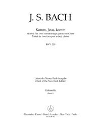 Motet No.5 Komm, Jesu, komm (BWV 229) (Cello)