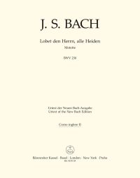 Motet No.6 Lobet den Herrn, alle Heiden (BWV 230) (Cor anglais II)