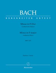 Mass in F major (BWV 233) Lutheran Mass 1 (Full Score, paperback)