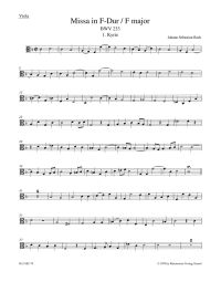 Mass in F major (BWV 233) Lutheran Mass 1 (Viola)