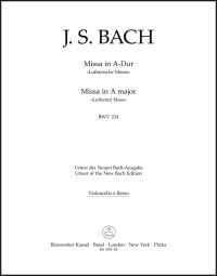 Mass in A major (BWV 234) Lutheran Mass 2 (Cello/Bass/Bassoon)