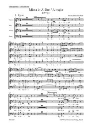 Mass in A major (BWV 234) Lutheran Mass 2 (Choral Score)