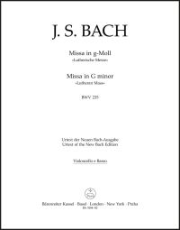 Mass in G minor (BWV 235) Lutheran Mass 3 (Cello/Bass/Bassoon)