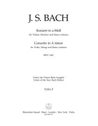 Concerto for Violin in A minor (BWV 1041) (Violin II)