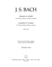 Concerto for Violin in A minor (BWV 1041) (Cello/Bass)