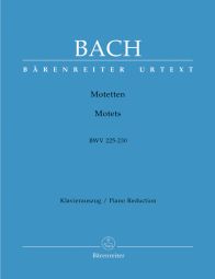 Six Motets (BWV 225-230) (Vocal Score with piano reduction)