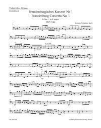 Brandenburg Concerto No.1 in F major (BWV 1046) (Cello/Bass)