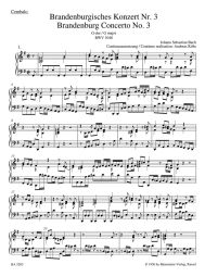Brandenburg Concerto No.3 in G major (BWV 1048) (Cembalo)