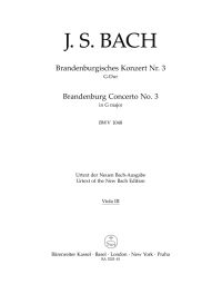 Brandenburg Concerto No.3 in G major (BWV 1048) (Viola III)