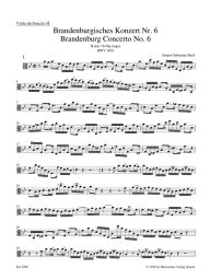 Brandenburg Concerto No.6 in B-flat major (BWV 1051) Viola II