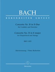 Concerto for Harpsichord No.2 in E major (BWV 1053) (two-piano reduction)