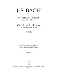 Concerto for Harpsichord No.5 in F minor (BWV 1056) (Violin II)