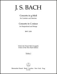 Concerto for Harpsichord in G minor (BWV 1058) (Violin I)