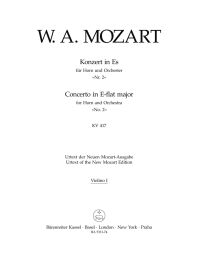 Concerto for Horn No.2 in E-flat major (K.417) (Violin I)