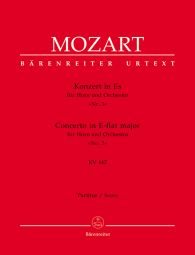 Concerto for Horn No.3 in E-flat major (K.447) (Full Score)