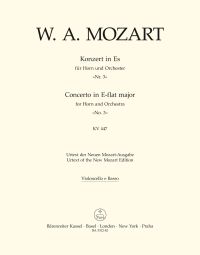 Concerto for Horn No.3 in E-flat major (K.447) (Cello/Bass)
