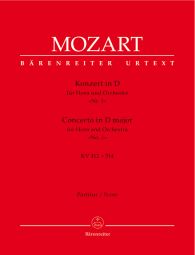Concerto for Horn No.1 in D major (K.412 + K.514) (Full Score)