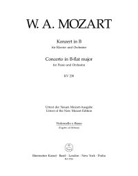 Concerto for Piano No.6 in B-flat major (K.238) (Cello/Bass)