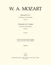 Concerto for Piano No.21 in C major (K.467) (Violin I)