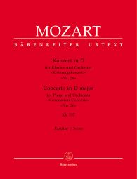 Concerto for Piano No.26 in D major (K.537) (Coronation) (Full Score)