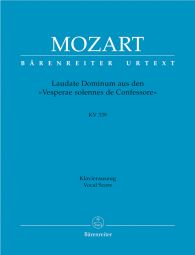 Laudate Dominum (K.339) from the Vesperae solennes de Confessore (Vocal Score)