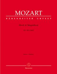 Dixit et Magnificat in C major (K.193) (Full Score)