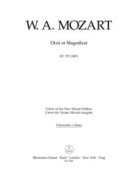 Dixit et Magnificat in C major (K.193) (Cello/Bass)