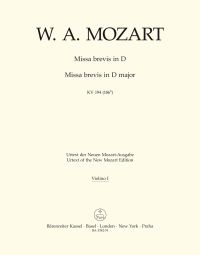 Missa brevis in D major (K.194) (Violin I)