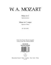 Mass in C major (K.220) Sparrow Mass (Wind Set)