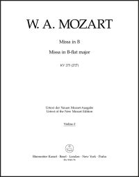 Missa Brevis in B-flat major (K.275) (Violin I)