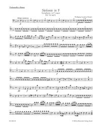 Symphony in F major (K.76) (Cello/Bass)