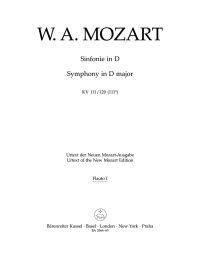 Symphony in D major (K.111/120) (Wind Set)