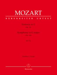 Symphony No.10 in G major (K.74) (Full Score)