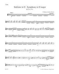 Symphony in D major (K.97) (Viola)