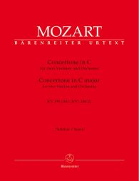 Concertone for two Violins in C major (K.190) (Full Score)