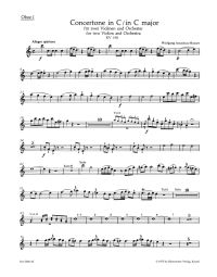 Concertone for two Violins in C major (K.190) (Wind Set)