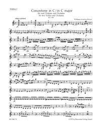 Concertone for two Violins in C major (K.190) (Violin I)