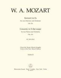 Concerto for two Pianos No.10 in E-flat major (K.365) (Violin II)