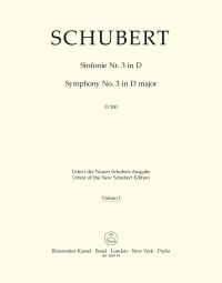 Symphony No.3 in D major D 200 (Violin I)