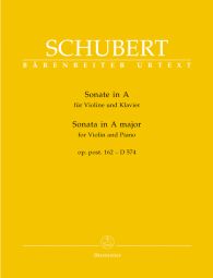Sonata in A major Op.post.162 D 574 for Violin & Piano