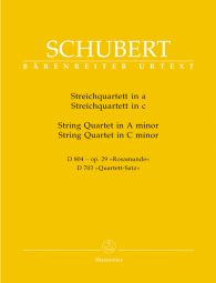 String Quartet A minor Op.29 D 804 (Rosamunde) & Quartet Movement C minor D 703 (Quartettsatz)