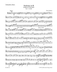 Symphony No.5 in B-flat major D 485 (Cello/Bass)
