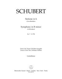Symphony No.7 in B minor D 759 (Unfinished) (Double Bass)